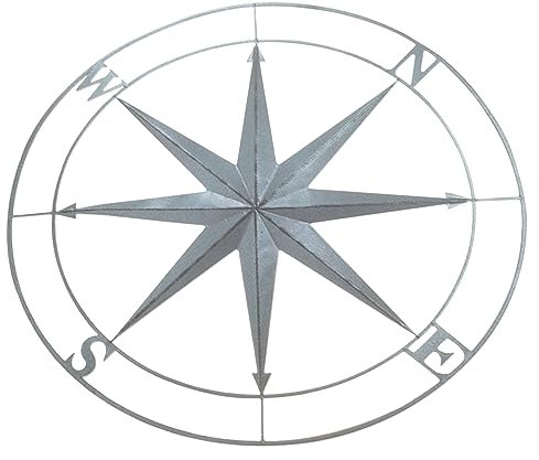 Parliky Vintage Kompass Wanddekoration Aus Rustikales Wandornament Für Zuhause Und Garten Für Akzente Und Stilvolle Innenraumgestaltung