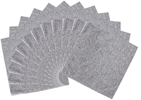 Cabilock 12 pièces Lot de Chiffons Microfibre pour Vaisselle Serviettes Cuisine Graisse Non Pelucheuses et Absorbantes pour Récurer Plats et Surfaces