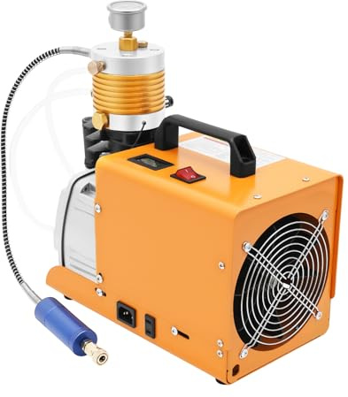 Elektrischer PCP Kompressor, 300bar Hochdruck Luftpumpe 30 MPa 4500PSI, 1,8 KW Kompressor Hochdruck 26.4gal/min für Tauchflaschen Druckmessungen