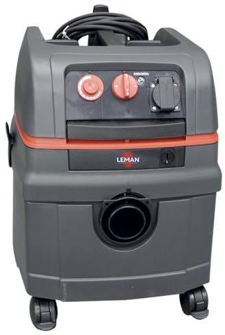 Leman ASP255 Aspirateur cuve en Polypropylène 25 L 1400 W