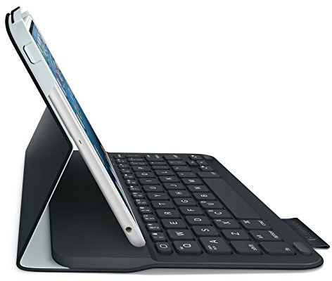 Logitech UltraThin Etui-Folio avec clavier AZERTY pour iPad Mini 1 2 et 3 - Noir