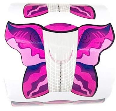 KM-Nails 100 klebe Schablonen in pink