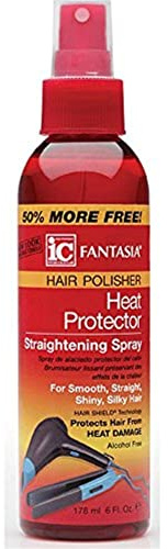 Fantasia Protector de calor en spray alisador 6 oz (Paquete de 2)