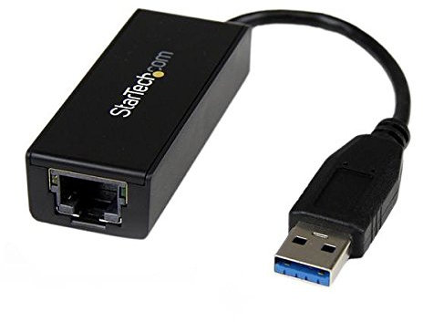 StarTech. com Adattatore scheda esterna di rete NIC USB 3.0 a 1 porta Gigabit Ethernet 1 Gbps RJ45 USBA Nero – Adattatore per cavo, USB 3.0, RJ/45, maschio/femmina, nero, 5 Gbit/s, 0 – 40 °C)