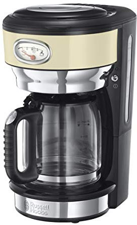 Russell Hobbs 21702-56 Cafetera Vintage, Color Crema, 1.25 l