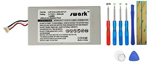 Swark Akku LIP1412 Kompatibel mit Sony Playstation Portable PSP Go PSP-N100, PSP-N1000, PSP-N1001, PSP-N1002, PSP-N1003, NA1006 with tools