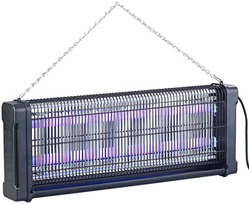 Lunartec Insektenlampe: UV-Insektenvernichter mit Rundum-Gitter, 2 UV-Röhren, 2.000 V, 40 Watt (Insektenvernichter elektrisch, Fliegenfänger elektrisch, Fly)