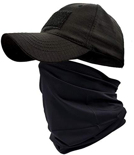 ehsbuy Camo Hüte für Männer mit Kühlung Halsgamasche Baseballmützen Gesichtsschal Maske Armee Taktische Militärmütze Halsrohr Snoods zum Laufen Jagd Camping Radfahren Angeln Outdoor Sports
