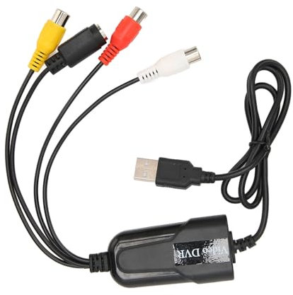 Dispositivo Scheda di Acquisizione Video, Convertitore Dispositivo Scheda di Acquisizione Video USB, Convertitore Video da a USB VHS DV VCR Hi8 Convertitore da DVD a