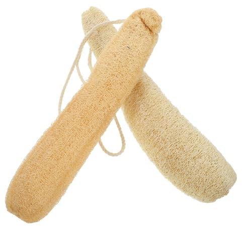 DECHOUS 2pcs Loofah Scrubber Dish Scrubber Brush Long Handled Deep Clean Dishwasher Cleaner for Kitchen