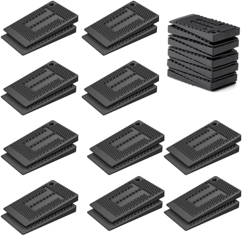 20 pezzi cunei in plastica, per mobili, per mobili, tavoli, sedie, livellatori