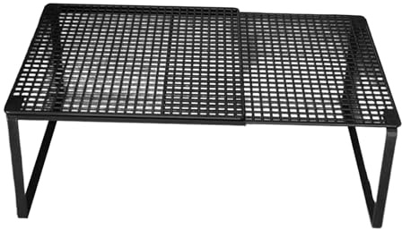 perfk Scaffale espandibile per armadietto, supporto per, organizer antiscivolo per cucina, regolabile per ufficio, sotto il lavello, tazze, Nero Da 38 a 62 Cm