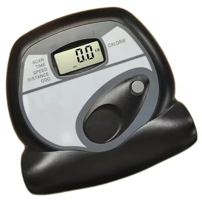 Fazvncv Rastreadores de fitness multifuncionales con monitor de frecuencia cardíaca para cintas de correr y bicicletas estáticas, pantalla LED alimentada por pilas