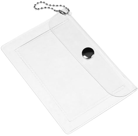 Healeved Anneaux Flottants Aide Porte-Monnaie avec Porte-clés Petit Sac Extérieur pour Femme Cartes et Liquide PVC Résistant