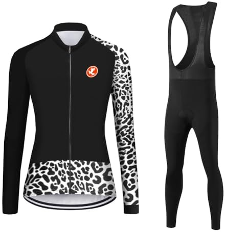 UGLY FROG Radtrikot Fahrradtrikot Fahrradbekleidung Damen Winter Thermisches Rad Trägerhose Radhose für Damen Top Outdoor Sports Radfahren Hose Fahrrad Thermo Lange Hosen Radlerhose Bibtights