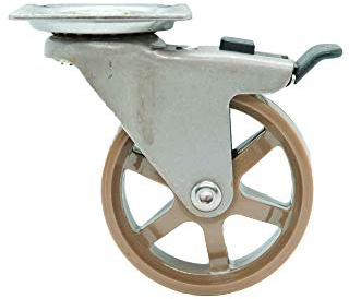 Headbourne 8299E Designerrolle, rohe Patina, Vintage-Serie, 7,6 cm, 6 Speichen, 4 Stück