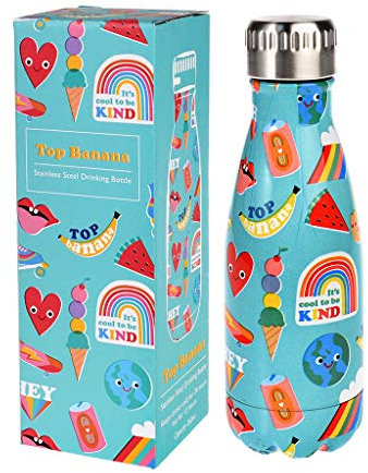 Top Banana Wiederverwendbare Edelstahl-Flasche, 260 ml