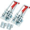 Toggle Clamp 2pz Fibbia in Metallo GH431Chiusura a Leva Regolabilein, Morsetti a Ginocchiera Chiavistello, Morsetti Utensile a mano Capacità di tenuta antiscivolo orizzontale a sgancio rapido