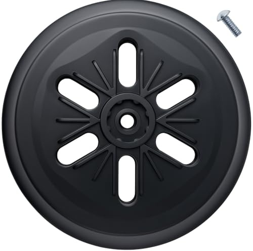 Poweka Disco de lijado con tornillo de 150 mm (6) | Compatible con Bosch GEX 150, 150 AC, PEX 15 AE y GEX 150 Turbo, Almohadilla de Goma Suave de Repuesto para Lijado y Pulido