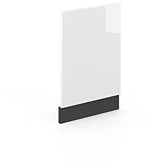 Vicco Frontblende Fame-Line, Weiß Hochglanz, 45 cm | MDF-Front · Ohne Arbeitsplatte · ✓ Passend zur Küchenfront · ✓ Frei kombinierbar · Einfache Integration ✓