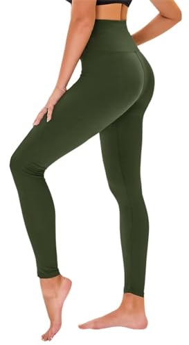 TNNZEET High Waist Leggings Damen Elastische Leggins Weiche Sporthose Gym | Sportleggins Lang für Yoga Sport, Activewear Mode Sportkleidung, Weicher Fashion Hose