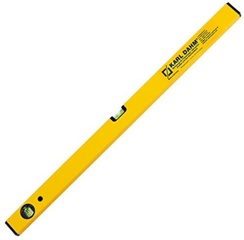 Karl Dahm Wasserwaage Alu 200 cm I Präzise & leichte Wasserwaage aus robustem Aluminium I Professionelles Messwerkzeug mit präziser Libelle – 10047