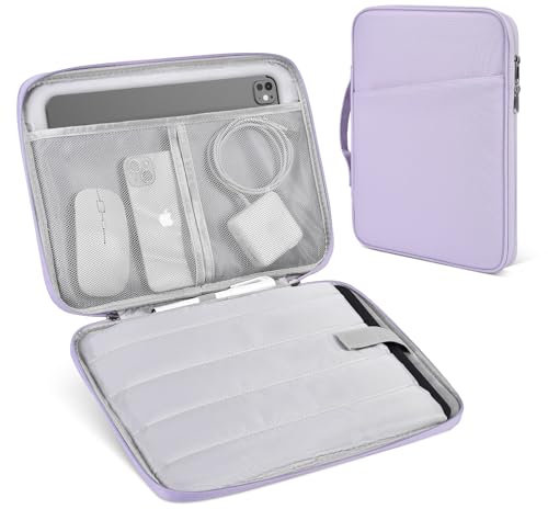 13 Zoll iPad Pro Air Sleeve, Chromebook iPad Tragetasche Tasche für Samsung Galaxy Tab S9+ Plus/S9 FE+/S8+ 12,5 Zoll, Surface Pro 10/9/8/X, iPad Pro 13 M4, Lila
