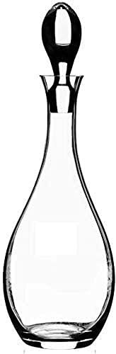 Carafe à whisky Carafe à vin Carafe à vin Carafe à vin en verre de cristal Carafe à whisky Bouteille de vin rouge (A 1000 ml)