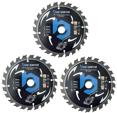 X3 BAP Trade Pro Circular Saw Blade 165mm X 20 24 Teeth Carbide Tipped Long Life
