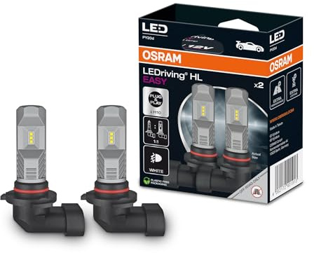 Osram Kit mit 2 LEDriving HL Easy H10 ECO Packaging-Lampen 9145DWESY-2HB, Cool White