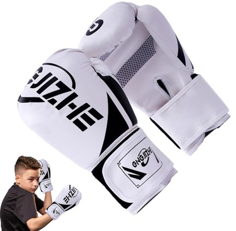 Guantes de boxeo para niños, guantes de MMA amortiguadores | Juego de guantes de boxeo sparring para saco de boxeo para principiantes, niños, kick boxing, muay thai
