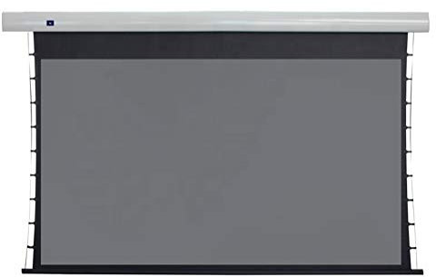 IUBGFTO Schermo per proiettore, Schermo per proiettore tensionato motorizzato 16:9 4K Schermo di proiezione in Cristallo Nero Alr per Il Tuo Home Theater (92 Pollici)