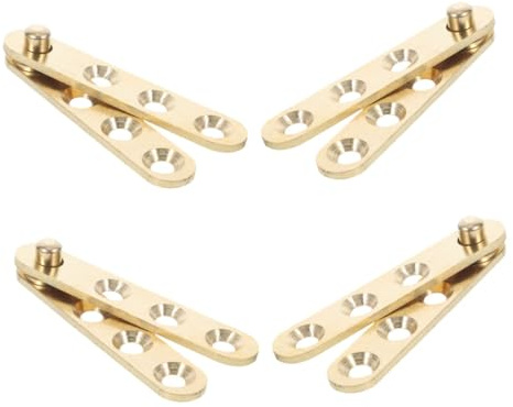 Charnière de Porte Invisible en Cuivre, Pivot Haut et Bas 8pcs