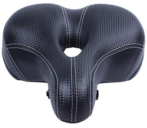 Kznifmk Bicicleta Ciclismo Big Bum SillíN Road Bike Wide Soft Pad Comfort Cushion