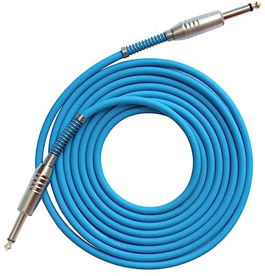 DOITOOL Câble de Guitare 3 Mètres 6,35 Mm Mâle-mâle à Fiche Droite