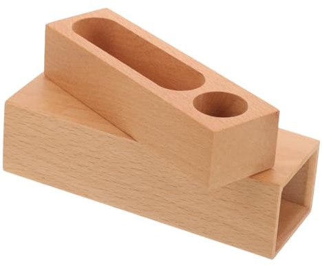Gadpiparty Holz Stempelbox Mit Deckel Vielseitige Aufbewahrungsbox Für Stempelkissen Und Kleine Gegenstände Tragbar Handgefertigte Holz-kassette Für Büro Und Reisen