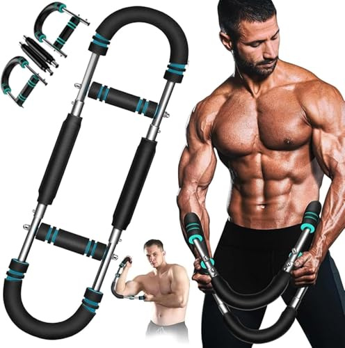 Twister Armtrainer, verstellbarer Brust-Expander, tragbarer Unterarm-Krafttrainer, Oberkörper-Krafttrainer, Heim-Fitnessgerät, Brusttrainer für Herren, 59,9–59 kg