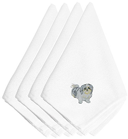Caroline 's Treasures embt1746npke Shih Tzu bestickt Servietten (Set von 4), 50,8 cm Multicolor