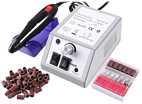 Fresa per Unghie,Trapano Elettrico per Unghie,Fresa Unghie Elettrica Portatil Kit di Elettrico per Manicure Pedicure con Strumenti di Lucidatura Set di tagliaunghie
