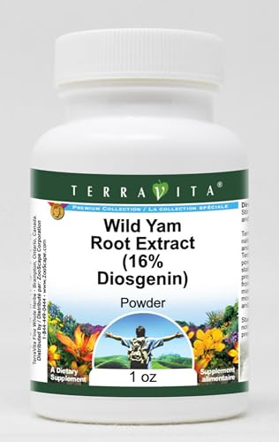 Wild Yam Root Extract (16% Diosgenin) Powder (1 oz, ZIN: 514293) - 3 Pack