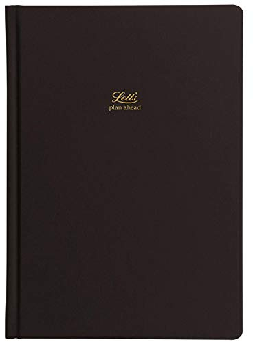 LETTS Icon A5 undated 5 Year Diary - Black