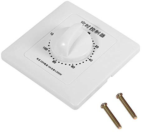 Wytino Timer Conto alla rovescia, AC 220V 30/60/120 Min Timer Pompa ad Alta Potenza Interruttore orario Meccanico Countdown Control 86 Panel(# 3)