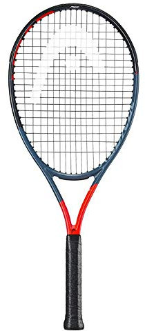 Head Graphene 360 Radical PWR Tennisschläger, besaitet, mit individuellen Saitenfarben, Unisex, Pink String, 4 3/8 Inch Grip