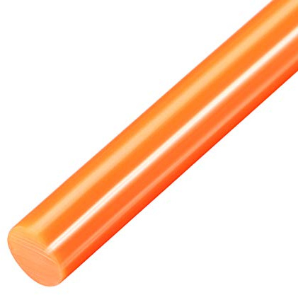 sourcing map 10 Stück Heißklebestift 11mm x 250mm Heißkleber Klebestifte EVA Klebesticks Heissklebepistole für Klebepistole DIY Ersatzsticks Holz Kunststoff Handwerk Orange