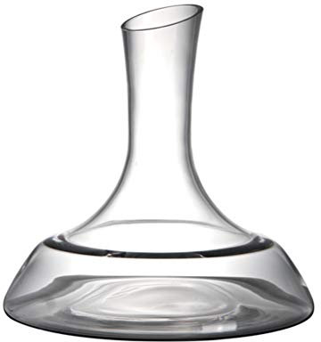 KUANDARMX Multifunktional Weinkaraffe - handgefertigter bleifreier Kristall - Super haltbare Sommelier-Weinkaraffe mit Belüftungsnocken-Design und Silikonstopfen Mode, A