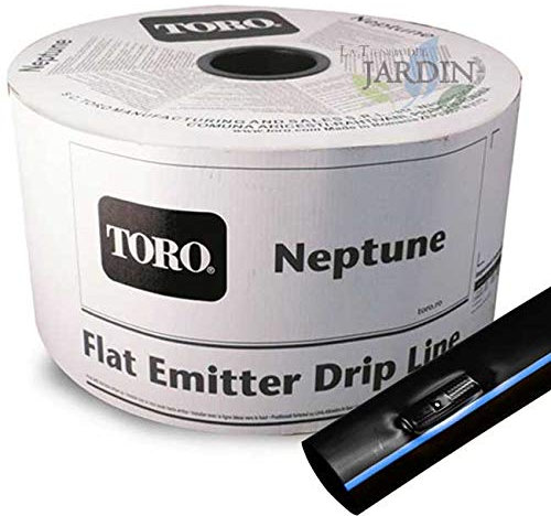 Suinga. 2900m CINTA GOTEO 16mm riego 30 cm. Galga espesor de pared 8 mil. GOTEROS CADA 30 cm. Tuberia plana con caudal 1,08 litros por hora