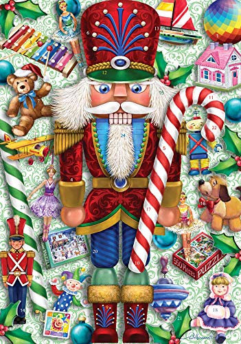 Calendrier de l'Avent Casse-noisette (compte à rebours jusqu'à Noël) avec photos de vacances Vermont Christmas Company