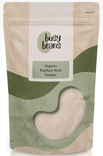 Organic Psyllium Husk Powder - Certified Organic- by Busy Beans Organic (100g)