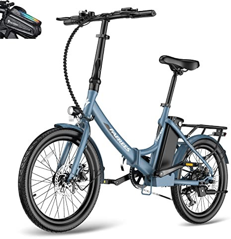 [ officiell ] Fafrees F20 LIGHT E Bike män 36 V 14,5 AH-batteri, fällbar Ebike 20 tum, e-cykel kvinnor cykelmotor 250 W till 55–110 km, elcykel 120 kg 25 km/h cykel elektrisk 155–195 cm