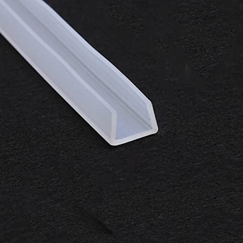 1/2/3/5M U-forme Silicone bord protecteur bande d'étanchéité isolation phonique Anti-Collision pour verre métal bois coupe-froid garniture-U-09,U,2M